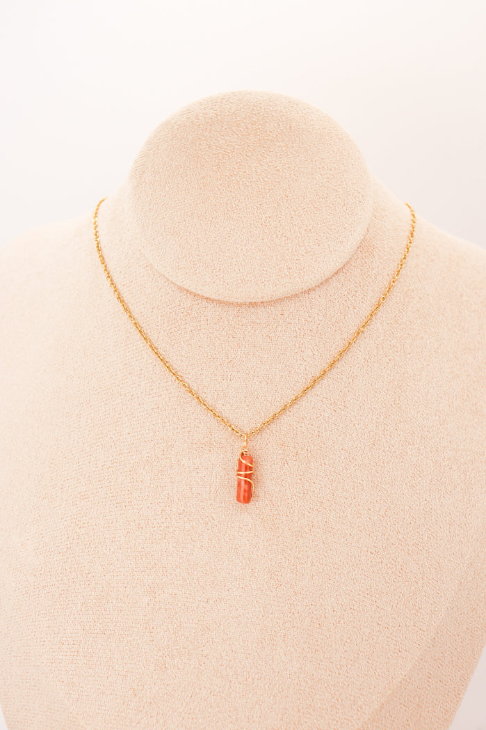 Pendant | Mini Jade Pillars “Plum Blossoms”